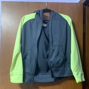 Danskin gray and neon green jacket